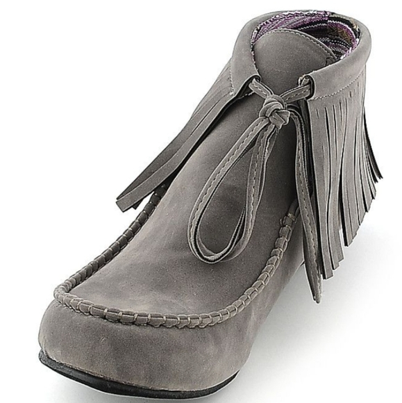 362 Women's Fringe Ankle Boot Avid - Picture 7 of 8